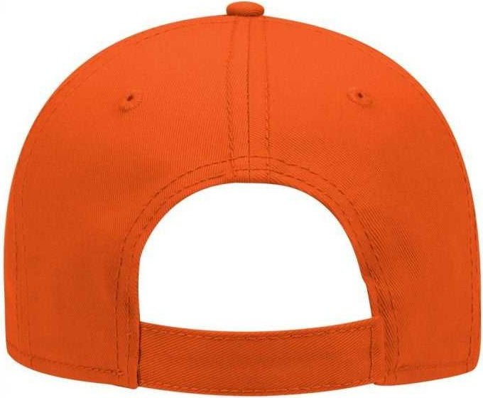 OTTO 19-768 Superior Cotton Twill Low Profile Pro Style Cap - Orange - HIT a Double - 1