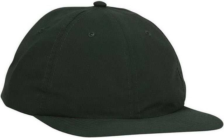 OTTO 24-105 Polyester Microfiber Soft Visor Low Profile Pro Style Unstructured Soft Crown Cap - Dark Green - HIT a Double - 1