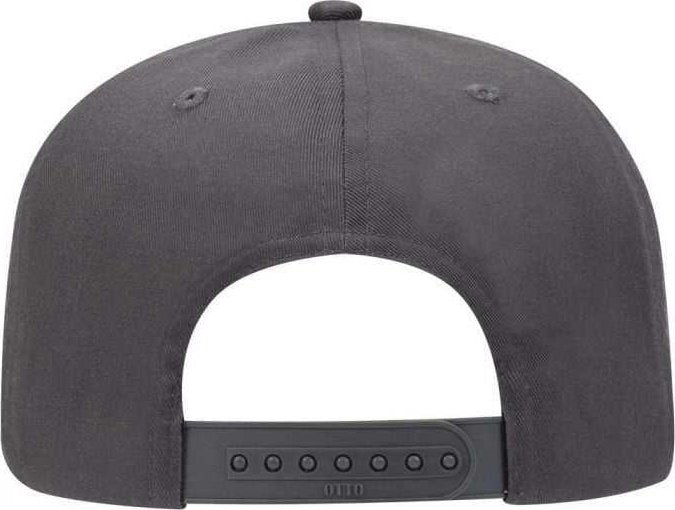 OTTO 27-079 Twill 8 Rows Stitching Pro Style Cap - Charcoal Gray - HIT a Double - 1
