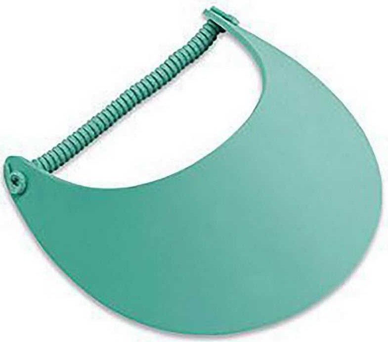 OTTO 60-093 100% Foam Sun Visors with Elastic Twisted Strap - Seafoam Green - HIT a Double - 1