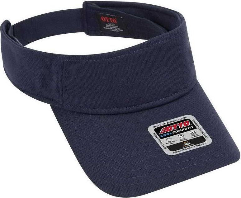 OTTO 60-973 Cool Comfort Polyester Cool Mesh Sun Visors - Navy - HIT a Double - 1