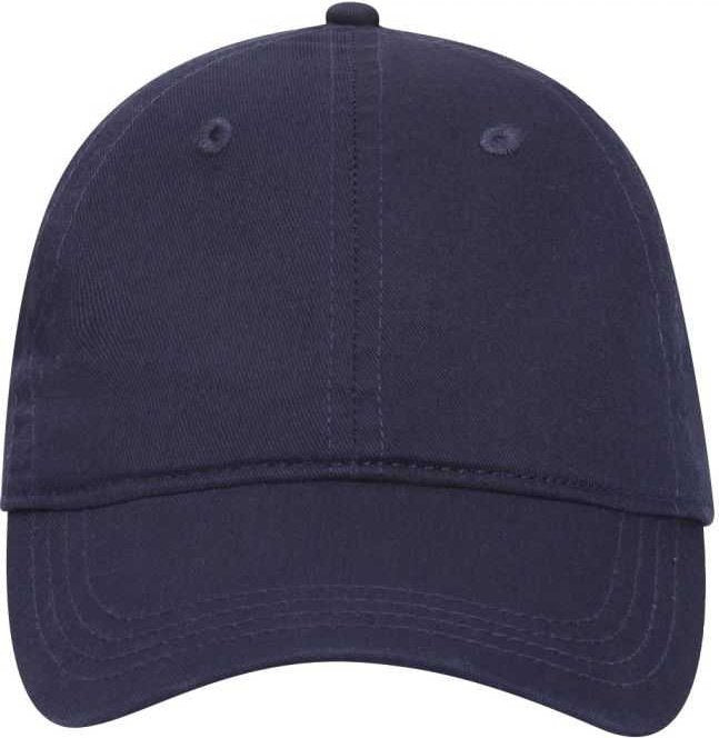 OTTO 64-1290 Youth 6 Panel Low Profile Dad Hat - Navy - HIT a Double - 1