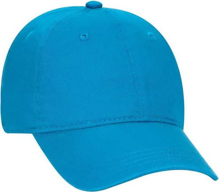 OTTO 64-1290 Youth 6 Panel Low Profile Dad Hat - Lake Blue - HIT a Double - 1