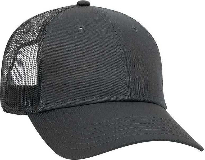 OTTO 65-1291 Youth 6 Panel Low Profile Baseball Cap - Charcoal Gray - HIT a Double - 1