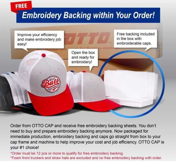 OTTO 83-1239 6 Panel Low Profile Mesh Back Trucker Hat - Red White Red - HIT a Double - 1
