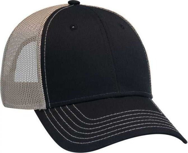 Trucker Otto Flat Bill LV Hat  Black & White – LV Coaching