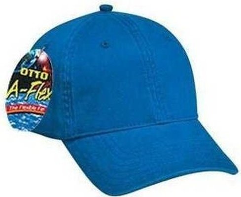 OTTO 94-737 Stretchable Garment Washed Cotton Twill Low Profile Pro Style Cap - Royal - HIT a Double - 1