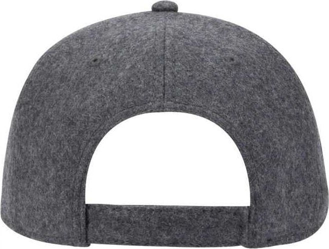 OTTO 99-1242 5 Panel Low Profile Baseball Cap - Heather Gray - HIT a Double - 1