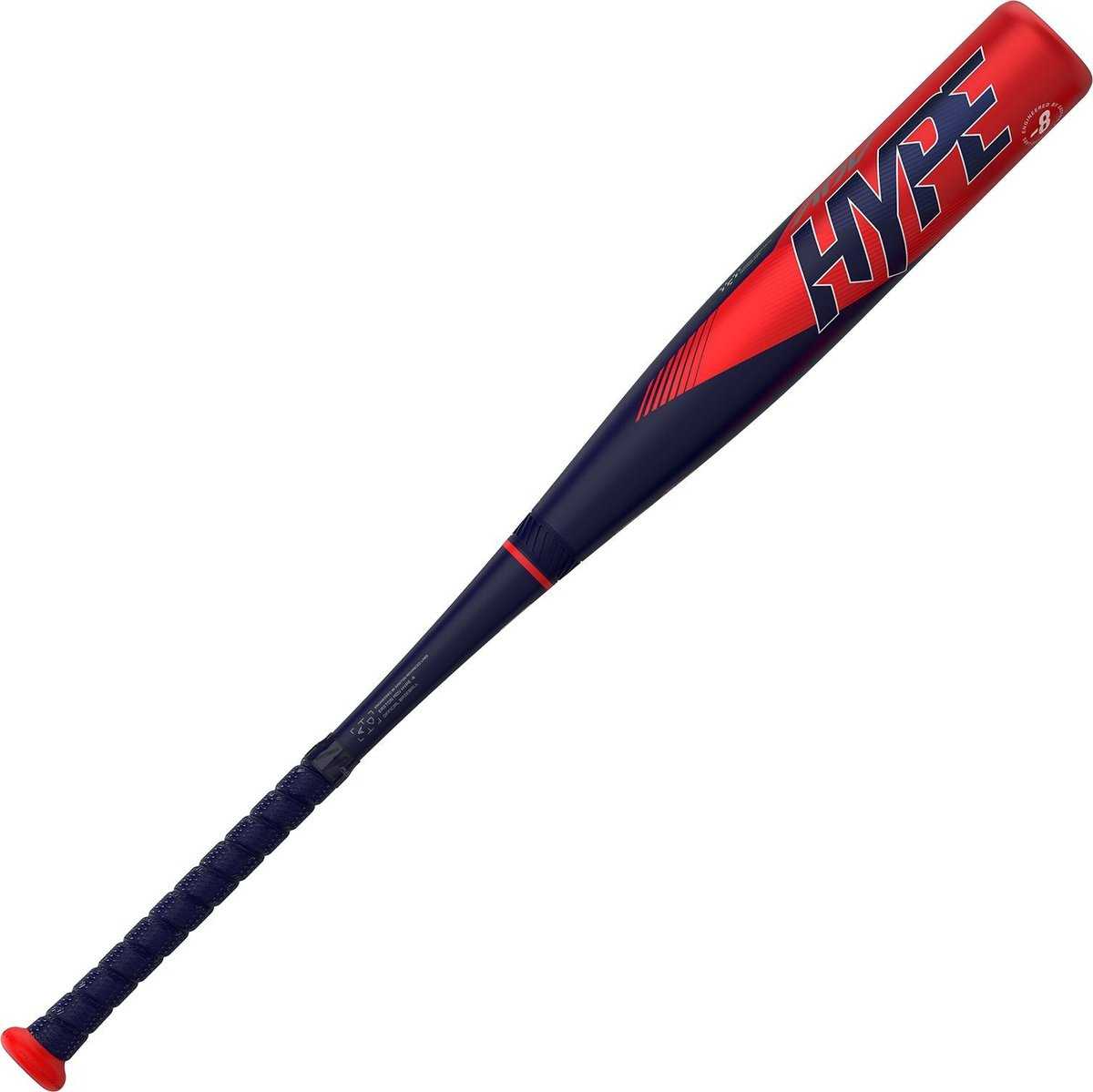 Easton 2022 ADV Hype 2PC Composite 2 3/4" (-8) USSSA Baseball Bat SL22HYP8 - Black Red - HIT a Double