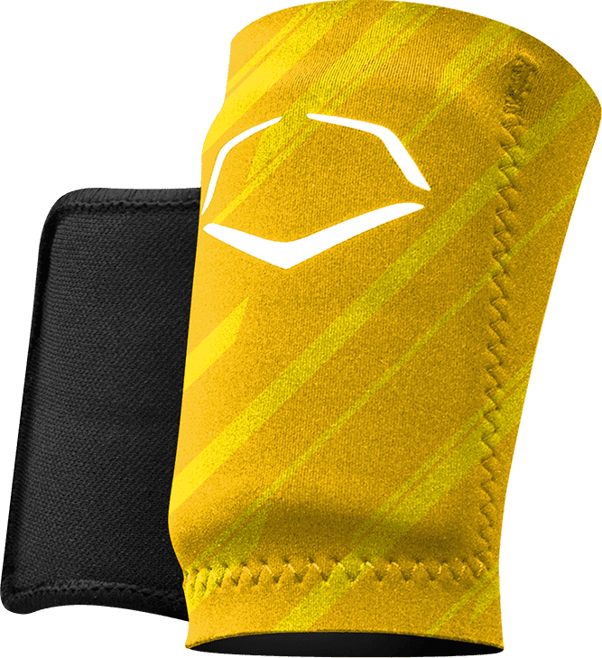 EvoShield Protective Wrist Guard - Stripe Yellow - HIT A Double