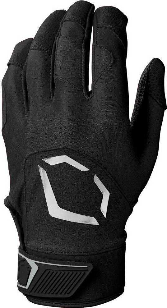EvoShield Youth Evo Standout Batting Gloves - Black - HIT A Double