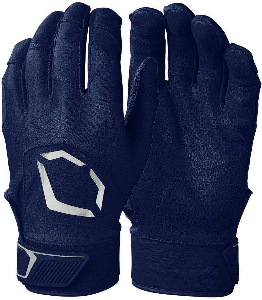 EvoShield Youth Evo Standout Batting Gloves - Navy - HIT A Double