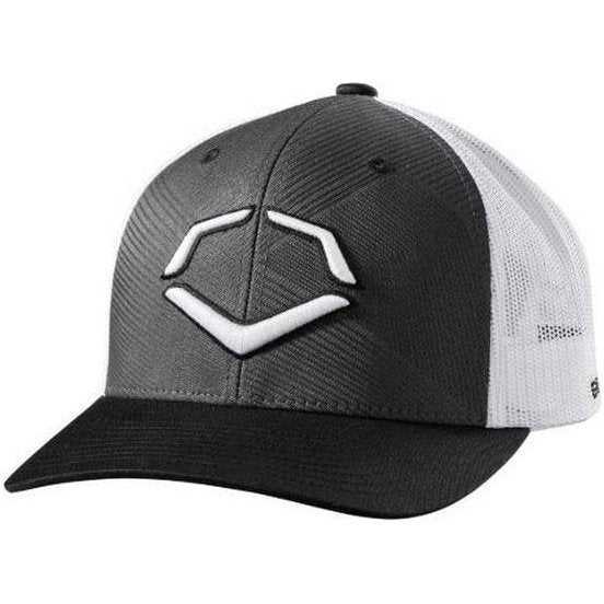 EvoShield Zig Zag Snapback Hat - Black White - HIT A Double