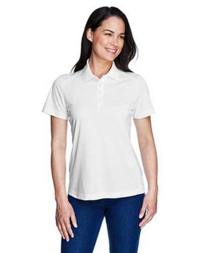 Extreme 75108 Ladies&#39; Eperformance Shield Snag Protection Short-Sleeve Polo - White - HIT a Double