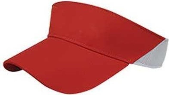 Fahrenheit F367 Peformance Visor with Mesh Back - Red White - HIT a Double