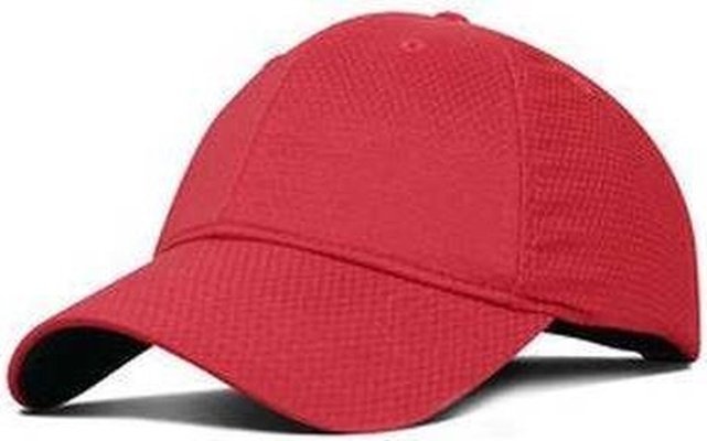 Fahrenheit F781 Textured Performance Fabric Cap - Red - HIT a Double