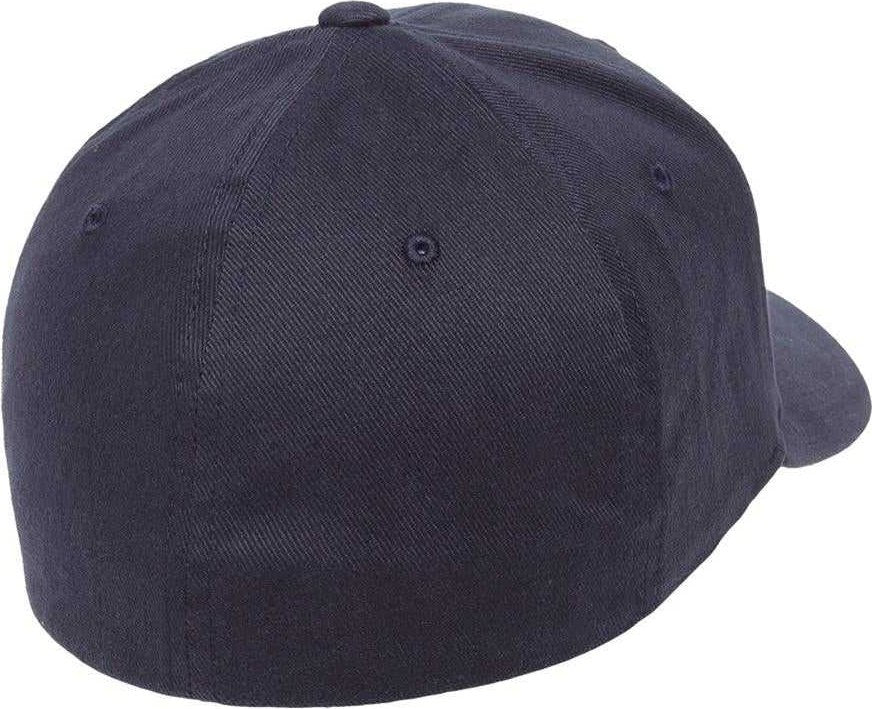 Flexfit 6377 Brushed Twill Cap - Navy - HIT a Double