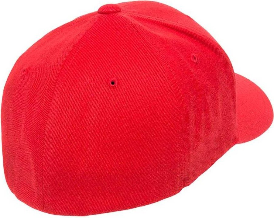 Flexfit 6477 Wool-Blend Cap - Red - HIT a Double - 1