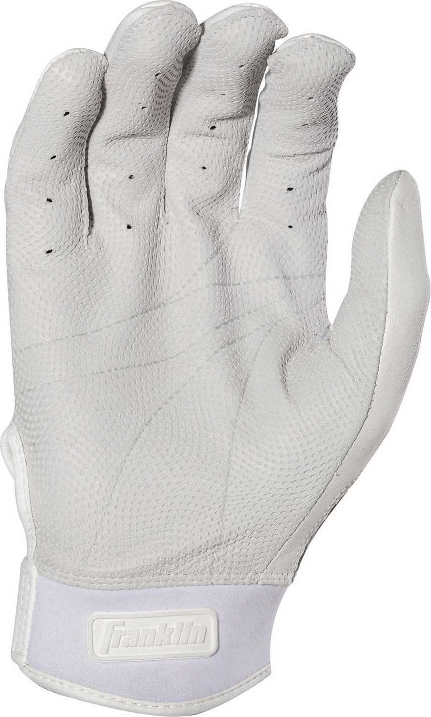 Franklin CFX Pro Chrome Adult Batting Gloves - White - HIT a Double