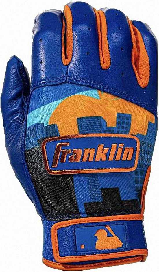Franklin Francisco Lindor Pro Classic Batting Gloves Apple - Navy Oran