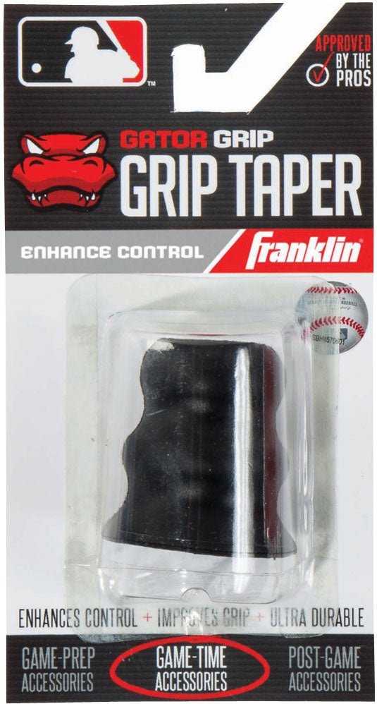Franklin Sports MLB Gator Grip Taper - Black - HIT a Double