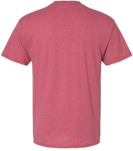 Fruit Of The Loom 3930R HD Cotton Short Sleeve T-Shirt - Raspberry Heather" - "HIT a Double