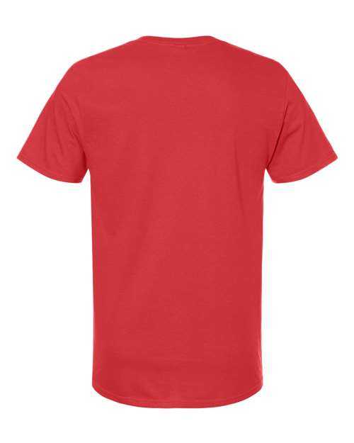 Fruit Of The Loom IC47MR Unisex Iconic T-Shirt - Fiery Red Heather - HIT a Double