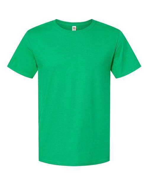 Fruit Of The Loom IC47MR Unisex Iconic T-Shirt - Irish Green Heather - HIT a Double