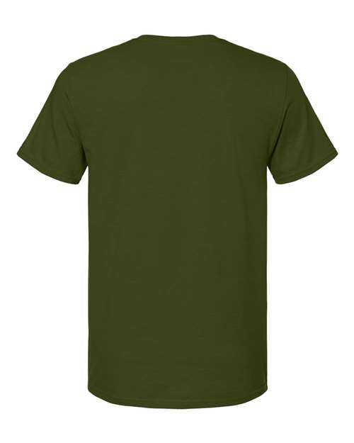 Fruit Of The Loom IC47MR Unisex Iconic T-Shirt - Military Green Heather - HIT a Double
