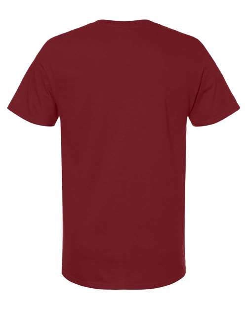Fruit Of The Loom IC47MR Unisex Iconic T-Shirt - Peppered Red Heather - HIT a Double - 1