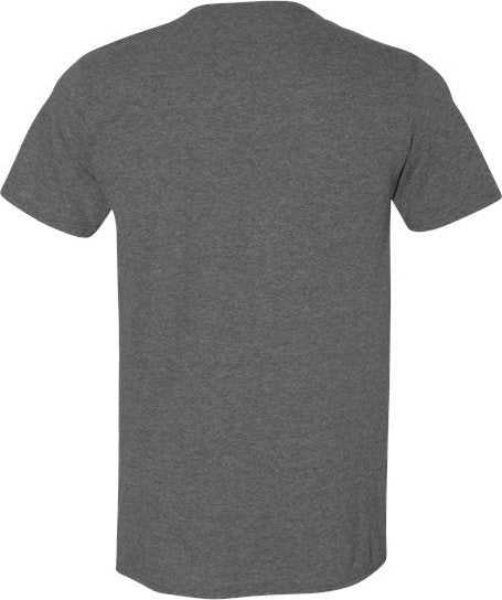Gildan 64000 Softstyle T-Shirt - Heather Dark Gray - HIT a Double - 1