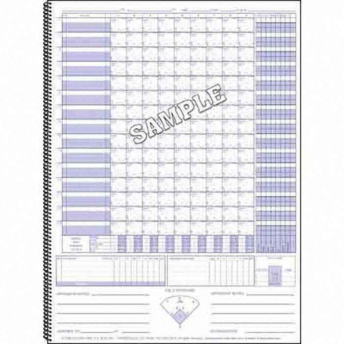 Glover's Baseball Softball Scorebooks (24 Games) - 1 ea