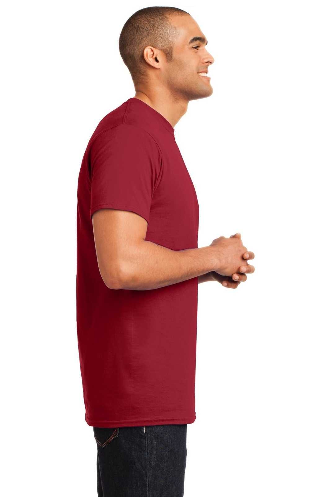 Hanes 4200 X-Temp T-Shirt - Deep Red - HIT a Double