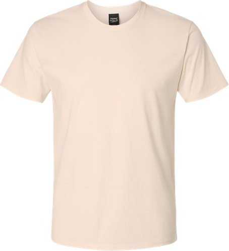 Hanes 4980 Perfect-T T-Shirt - Parchment" - "HIT a Double