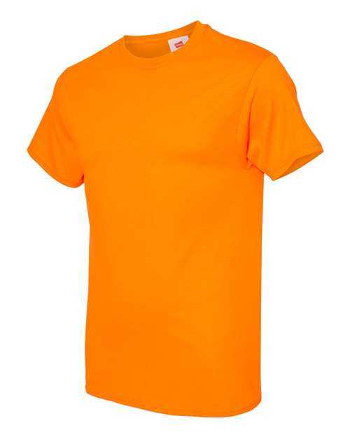 Hanes 5170 Ecosmart Short Sleeve T-Shirt - Safety Orange - HIT a Double