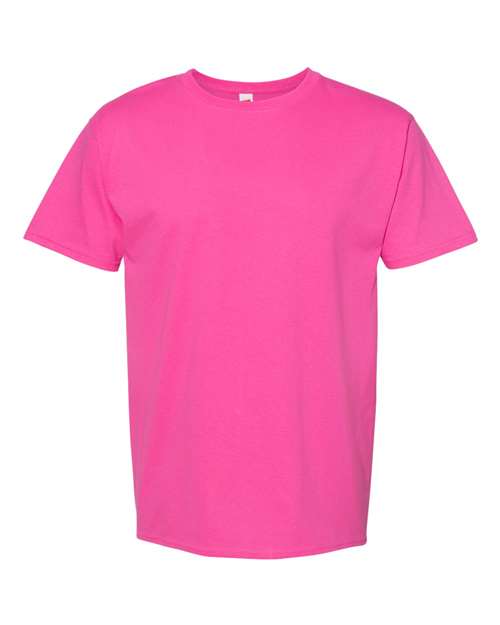 Hanes 5280 Essential-T Short Sleeve T-Shirt - Wow Pink - HIT a Double