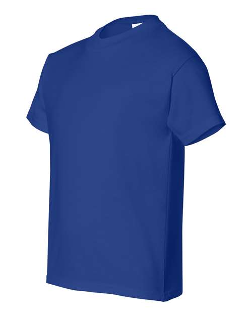Hanes 5480 Essential-T Youth Short Sleeve T-Shirt - Deep Royal - HIT a Double