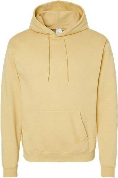 Hanes P170 Ecosmart Hooded Sweatshirt - Athletic Gold" - "HIT a Double