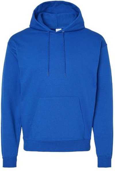 Hanes P170 Ecosmart Hooded Sweatshirt - Athletic Royal" - "HIT a Double