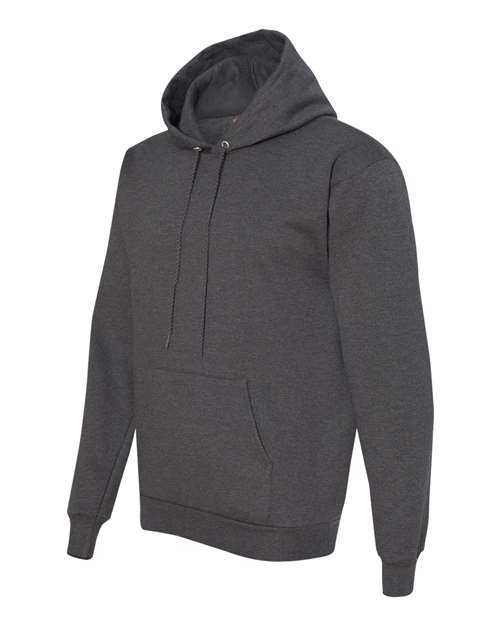 Hanes P170 Ecosmart Hooded Sweatshirt - Charcoal Heather - HIT a Double