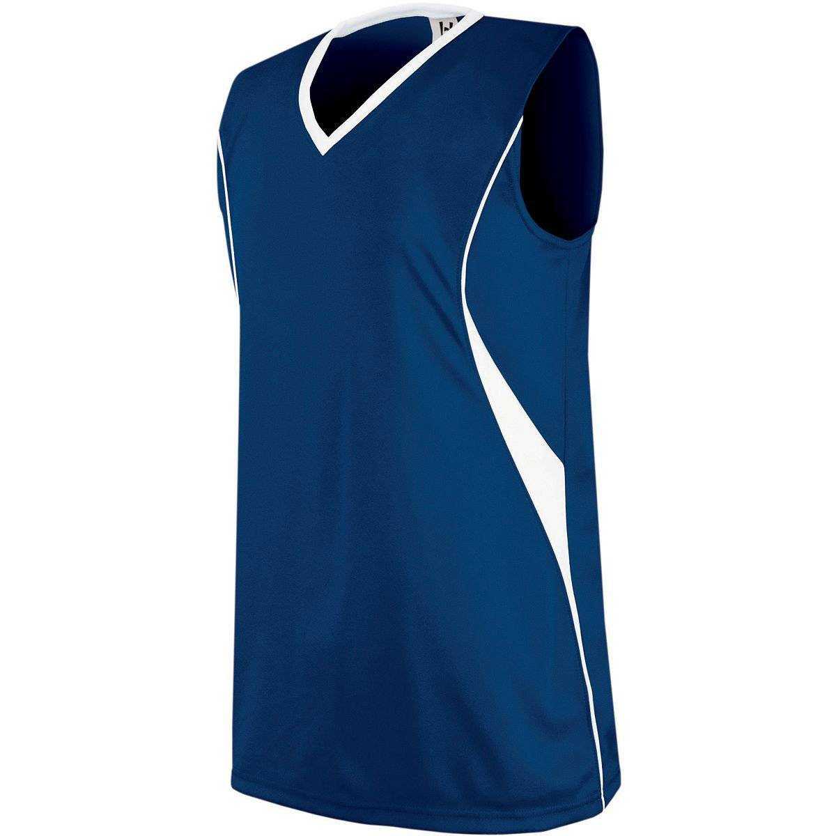 High Five 312032 Wave Jersey Womens - Navy White - HIT a Double