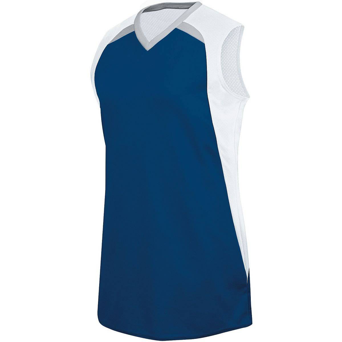 High Five 312152 Fever Jersey Women's - Navy White Silver Gray - HIT a Double