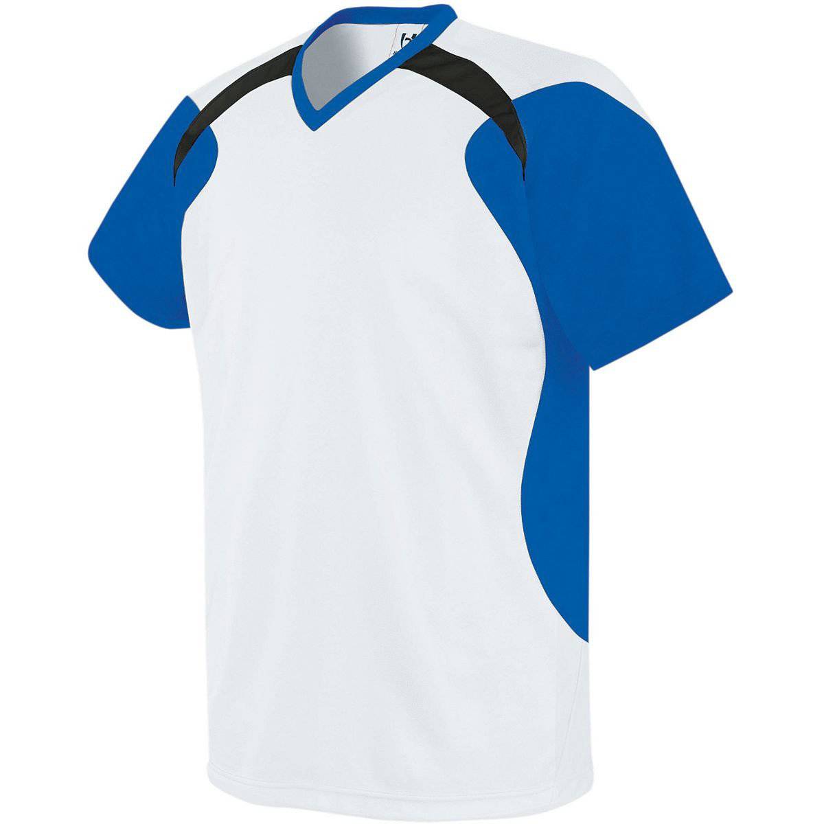 High Five 322710 Tempest Jersey Adult - White Royal Black - HIT a Double