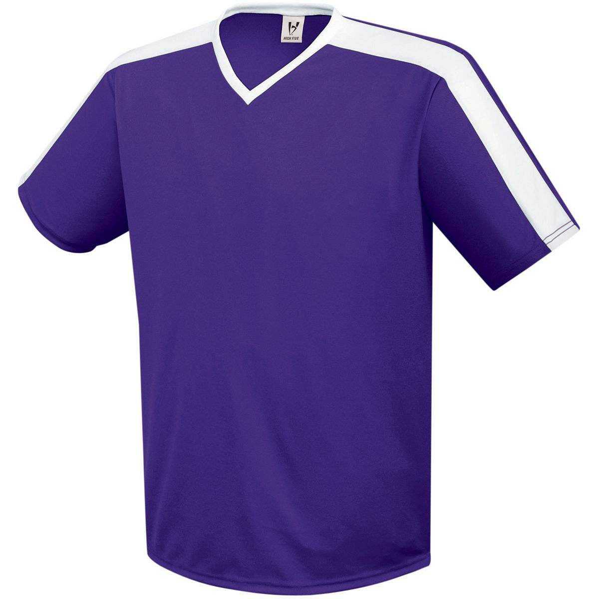 High Five 322730 Genesis Jersey Adult - Purple White - HIT a Double