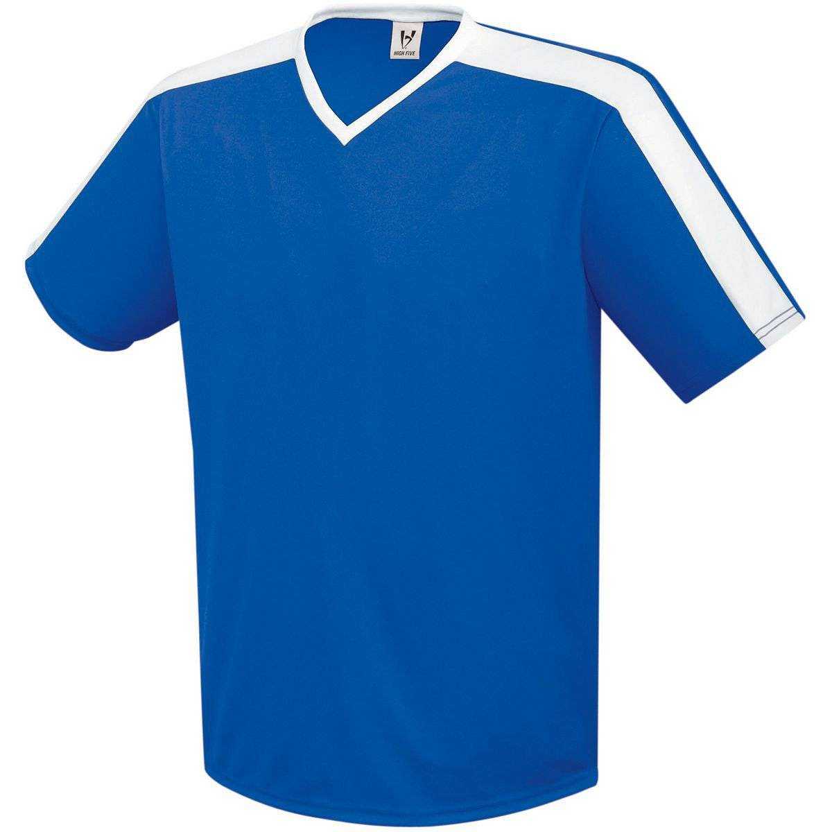 High Five 322730 Genesis Jersey Adult - Royal White - HIT a Double