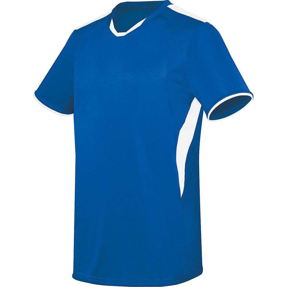 High Five 322891 Youth Globe Jersey - Royal White - HIT a Double