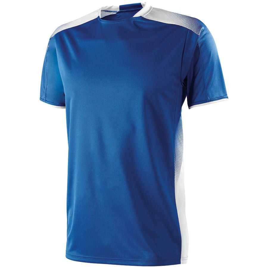 High Five 322920 Adult Ionic Soccer Jersey - Royal White - HIT a Double