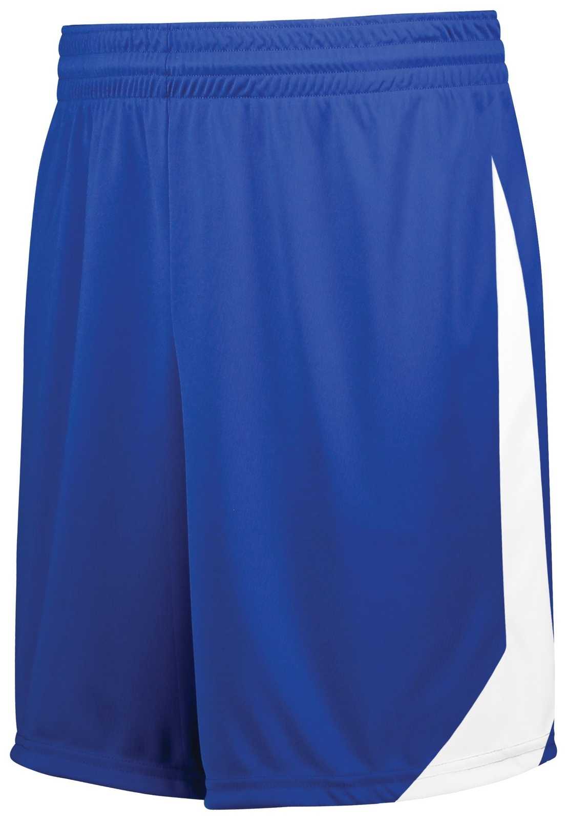 High Five 325451 Youth Athletico Shorts - Royal White - HIT a Double