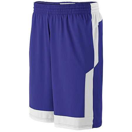 High Five 335900 Switch Up Reversible Short - Purple White - HIT a Double