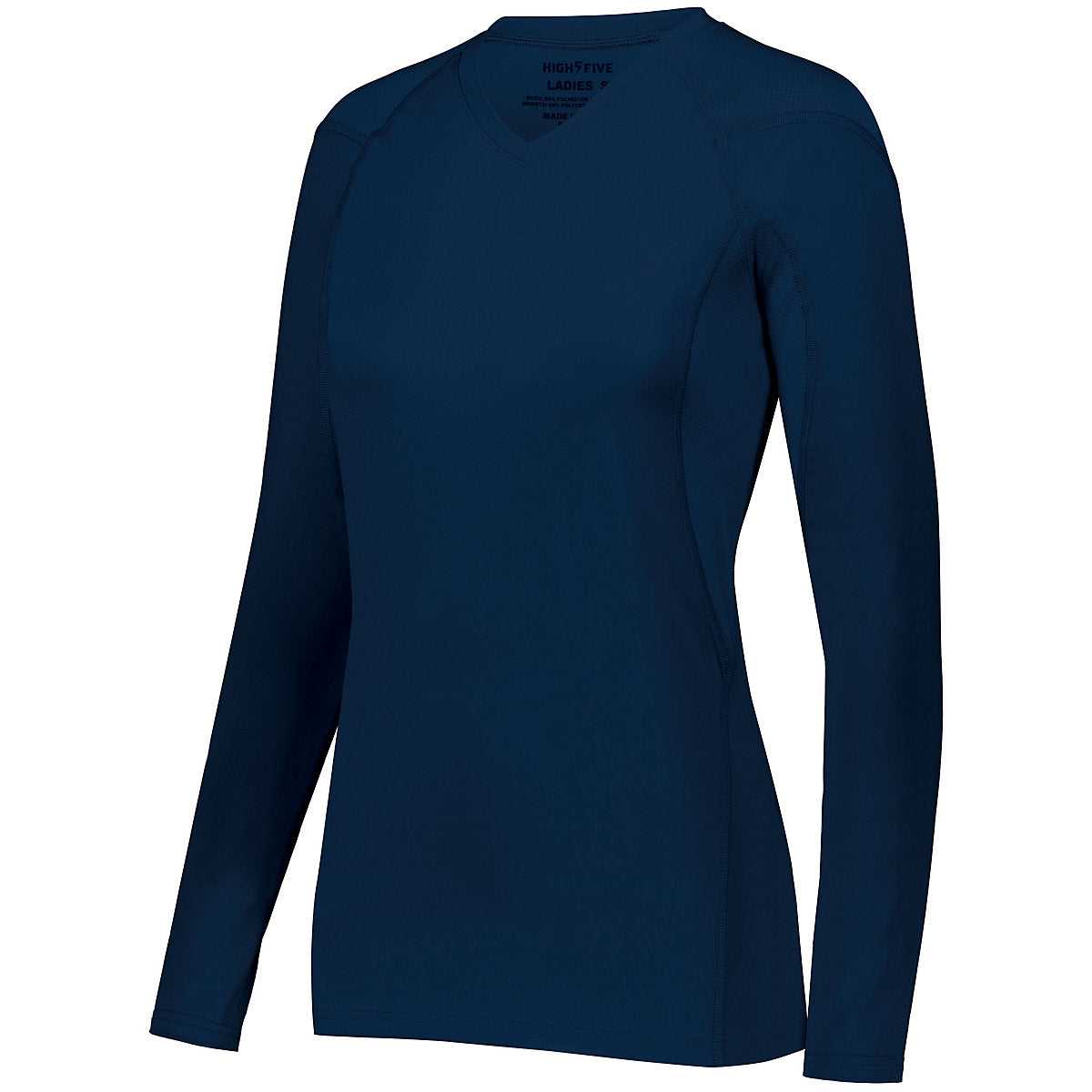 High Five 342212 Ladies Truhit Long Sleeve Jersey - Navy - HIT a Double